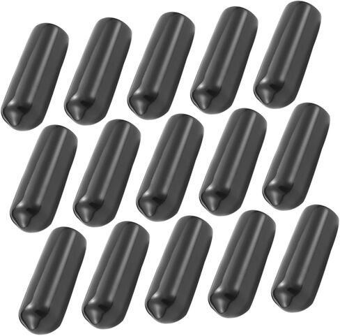 15pcs 8mm Rubber Tent Pole Caps Protective Covers Soft Tip Protector for Trekking Poles Tent Stakes End Caps Hiking Replacement Accessories in Kuwait