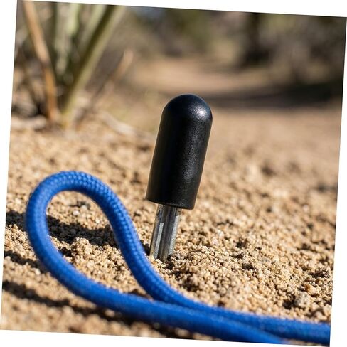 15pcs 8mm Rubber Tent Pole Caps Protective Covers Soft Tip Protector for Trekking Poles Tent Stakes End Caps Hiking Replacement Accessories in Kuwait