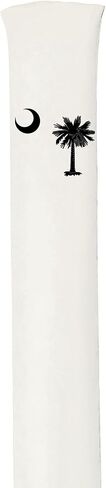 South Carolina Palmetto Sunfish Leather Golf Alignment Stick Cover Holds 2 Sticks in Kuwait