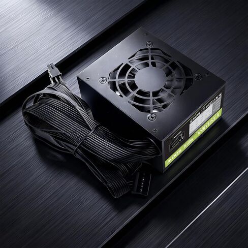 Power Supply, Equipped with Ultra-Quiet Fans, 500W Power Supply Suitable for Micro SFX, is the Best Gaming Server Power Supply 500W SFX PSU. Black in Kuwait