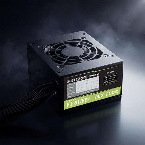 Power Supply, Equipped with Ultra-Quiet Fans, 500W Power Supply Suitable for Micro SFX, is the Best Gaming Server Power Supply 500W SFX PSU. Black in Kuwait