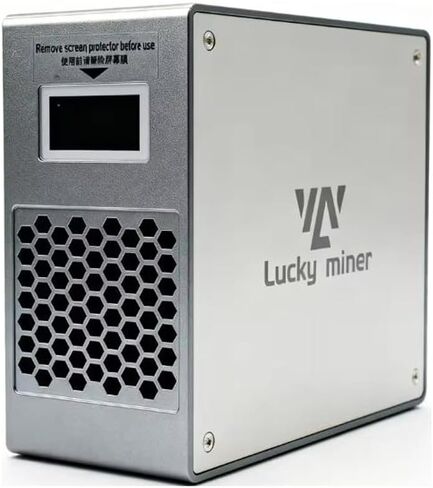 New Luckyminer LV07 Pro Bitcoin Miner, 3TH/s SHA256 ASIC Miner, 50W Low Power Silent Desktop Solo Miner with Built-in PSU & 2.4G WiFi Plug & Play Home Miner in Kuwait