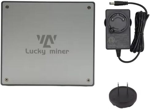 New Luckyminer LV07 Pro Bitcoin Miner, 3TH/s SHA256 ASIC Miner, 50W Low Power Silent Desktop Solo Miner with Built-in PSU & 2.4G WiFi Plug & Play Home Miner in Kuwait