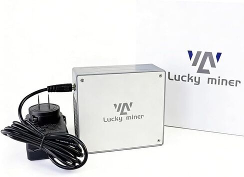 New Luckyminer LV07 Pro Bitcoin Miner, 3TH/s SHA256 ASIC Miner, 50W Low Power Silent Desktop Solo Miner with Built-in PSU & 2.4G WiFi Plug & Play Home Miner in Kuwait