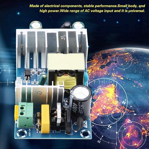 XK 2412 24 وحدة تحويل الطاقة، AC85 265V إلى DC 24V 6A وحدة الطاقة، مع حماية من الجهد الزائد للتيار الزائد، للأجهزة الإلكترونية in Kuwait