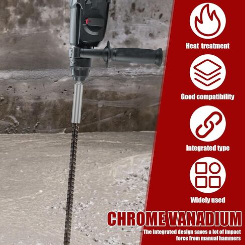 3PCS SDS Plus Ground Rod Driver Professional SDS Plus Ground Rod Bits Driver Socket One Piece Design for Commercial Industrial in Kuwait