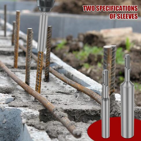 3PCS SDS Plus Ground Rod Driver Professional SDS Plus Ground Rod Bits Driver Socket One Piece Design for Commercial Industrial in Kuwait