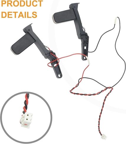 Charging Pieces Assembly for Roborock O20 O35 S7 Max Ultra, Wear-Resistant Dock Connectors with Safety Sensors, Quick Install Replacement Parts for Robot Vacuum Cleaner Accessories in Kuwait
