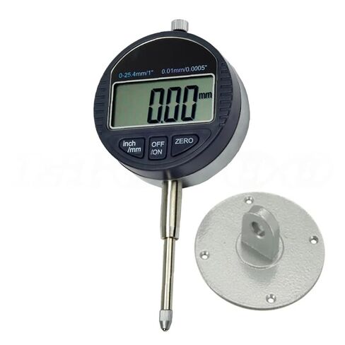 Digital Dial Indicator 0-12.7mm/0.5'' 0-25.4mm 0.01mm Mini Magnetic Base Holder Gauge Caliper Measuring Tools(Magnetic Stand) in Saudi Arabia