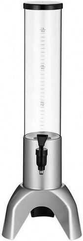 Beer Dispenser Clear Beer Dispenser Sturdy Base, Gold, Gold, Without Ice Tube in Kuwait