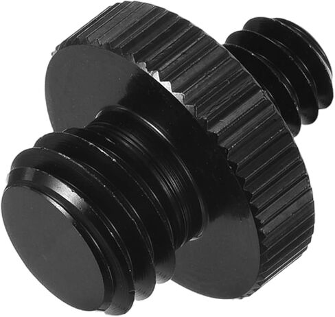 MECCANIXITY Mic Stand Adapter 1/4 Male to M8 Male Screw Thread Adapter for Microphone Stand to Camera Tripod Mount Adapter in Kuwait
