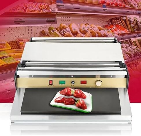 Film Wrapping Machine, 300W High Temp Manual Cling Film Packaging Machine for Food and Fruit Packing in Supermarkets, 18 Inch/450Mm in Kuwait