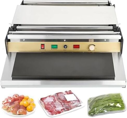 300W Manual Cling Film Wrapping Machine for Food & Fruit Packing, 18 Inch/450Mm High Temperature Packaging Solution for Supermarkets & Restaurants in Kuwait