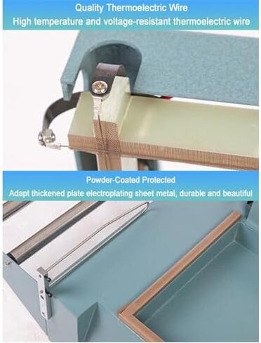 1000W Heavy-Duty Heat Shrink Packaging Machine, Pulse Heat Sealer for Home & Commercial Use, Efficient Shrink Wrap Tool for Durables Packaging in Kuwait