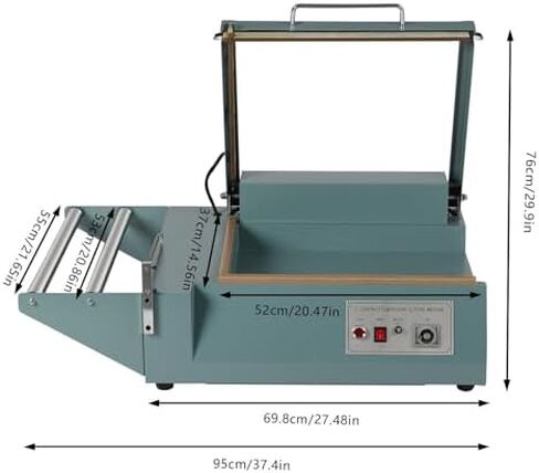1000W Heavy-Duty Heat Shrink Packaging Machine, Pulse Heat Sealer for Home & Commercial Use, Efficient Shrink Wrap Tool for Durables Packaging in Kuwait