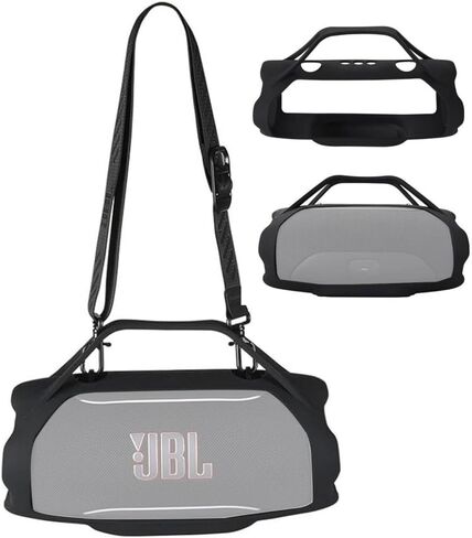 حافظة من السيليكون لمكبرات الصوت JBL Xtreme 5، غطاء حماية ضروري محمول متعدد الوظائف للسفر في الهواء الطلق (أزرق) in Kuwait