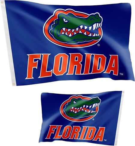 Desert Cactus University of Florida Flag Double Sided UF Gators Banners 100% Polyester Indoor Outdoor 3x5 feet Flags (Double Sided - Flag 1) in Kuwait