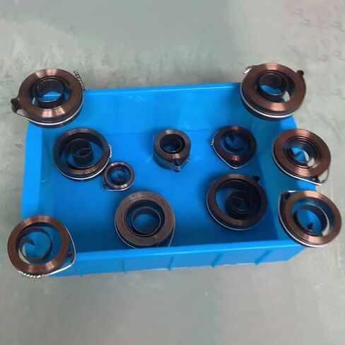 2-Pack Drill Press Spring Feed Return Coil Assembly 0.7x12x52mm Blackened Steel For Workshop Machinery Replacement Parts in Kuwait