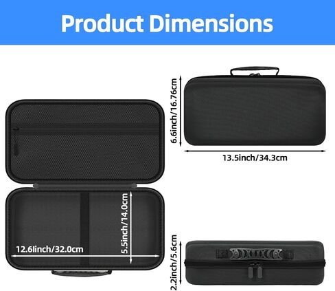 Case for Chef Preserve Vacuum Sealer, Hard EVA Protective Travel Case, Waterproof Dustproof Shockproof, with Mesh Pocket & Elastic Strap-BLACK (CASE ONLY) in Saudi Arabia
