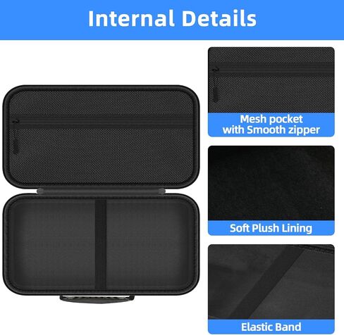 Case for Chef Preserve Vacuum Sealer, Hard EVA Protective Travel Case, Waterproof Dustproof Shockproof, with Mesh Pocket & Elastic Strap-BLACK (CASE ONLY) in Saudi Arabia