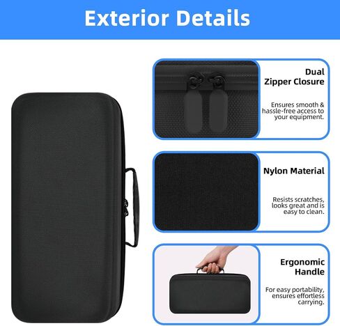 Case for Chef Preserve Vacuum Sealer, Hard EVA Protective Travel Case, Waterproof Dustproof Shockproof, with Mesh Pocket & Elastic Strap-BLACK (CASE ONLY) in Saudi Arabia