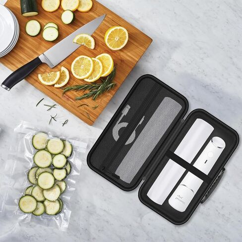 Case for Chef Preserve Vacuum Sealer, Hard EVA Protective Travel Case, Waterproof Dustproof Shockproof, with Mesh Pocket & Elastic Strap-BLACK (CASE ONLY) in Saudi Arabia