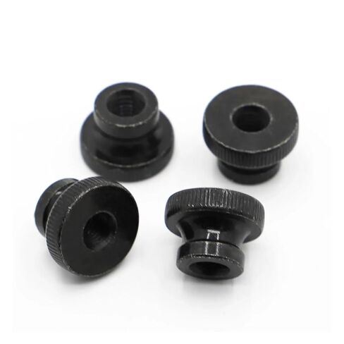 Hand TighteThumb Nut,Knob Thumb Nut Black Plated Knurled Thumb Nut Hand Tighten Nut(M3 5pcs) in Saudi Arabia