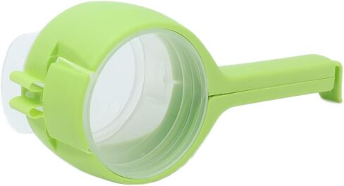 Food Bag Clips with Pour Spouts, Reusable Snack Sealing Clips - Plastic Bag Sealer Spout for Cereal Chips Pet Food Coffee Keeping Fresh Easy Pouring (Green) in Saudi Arabia