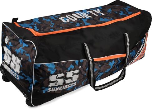 SS Cricket County Premium Cricket Kit Bag - Full Size, with 2 Wheels fits a Full Size Cricket kit for Adults in Saudi Arabia