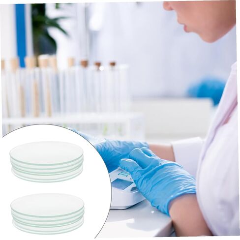 10pcs Transparent Watch Glasses for Laboratory Evaporation and Chemical Experiments Glass Petri Dishes for Fluid Surface Expansion and Load Carrying High Visibility Chemistry Lab in Kuwait