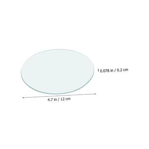 10pcs Transparent Flat Watch Glasses Laboratory Beakers Covers Glass Lids for Sample Storage and Experimental Liquid Mixing in School and Lab Use in Saudi Arabia