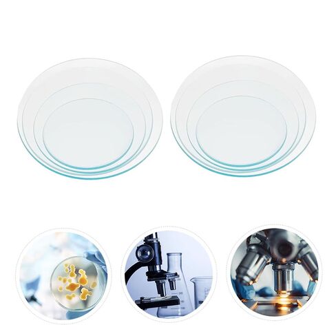8pcs Thickened Laboratory Watch Glass High Transparency Evaporating Dish Beaker Cover for Chemistry Teaching and Experiments in Schools in Saudi Arabia