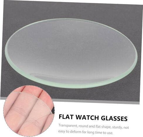 10 Pcs Round Transparent Flat Watch Glasses for Laboratory and School Use High Durability Glass Evaporating Dish Beaker Cover and Load Carrier Chemistry Classroom Science in Saudi Arabia