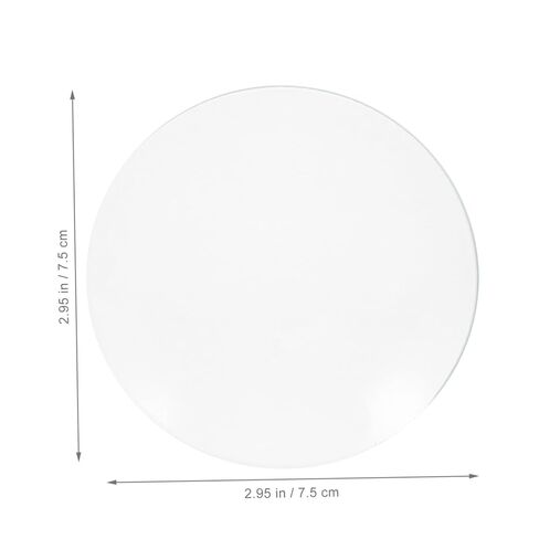 10pcs Heat-Resistant Transparent Watch Glass for Laboratory Chemical Experiments School Teaching Evaporating Dish Beaker Cover Glass Surface Dish in Saudi Arabia