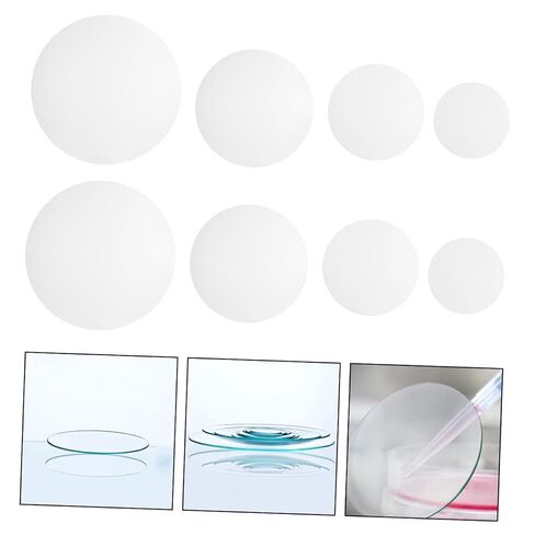 8pcs Beaker Covers Laboratory Glass Watch Glass Replacement Lids for Chemistry Beakers Transparent Covers for Sample Storage and Mixing in Saudi Arabia