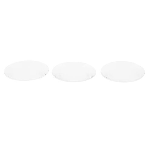 Fafeicy Watch Supplies 3Pcs Sapphire Crystal Watch Glass Set 37.5mm to 38.5mm, High Transparency, Durable Replacement Part in Saudi Arabia