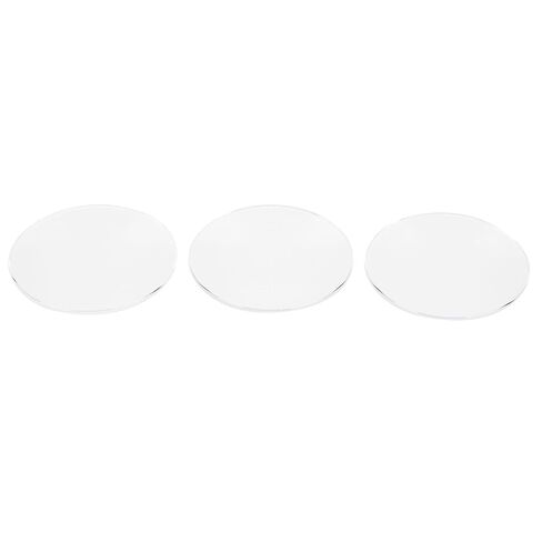 Fafeicy Watch Supplies 3Pcs Sapphire Crystal Watch Glass Set 37.5mm to 38.5mm, High Transparency, Durable Replacement Part in Saudi Arabia
