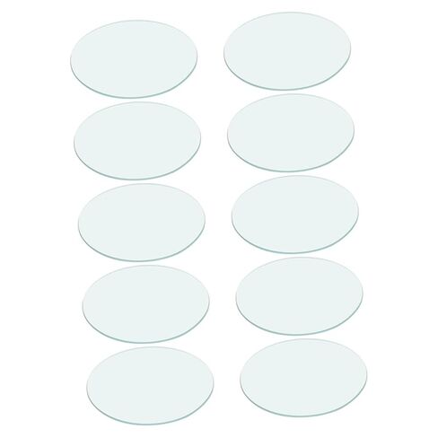 10pcs Laboratory Glass Beakers Covers Watch Glasses for School and Experiment High Chemical Durability Glassware for Lab and Industry Use in Saudi Arabia