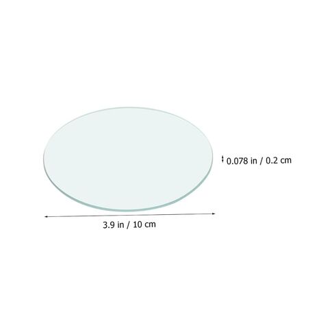 10pcs Laboratory Glass Beakers Covers Watch Glasses for School and Experiment High Chemical Durability Glassware for Lab and Industry Use in Saudi Arabia