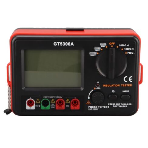 Insulation Resistance Tester HD LCD Display Digital Insulation Resistance Tester for Electrical Maintenance in Kuwait