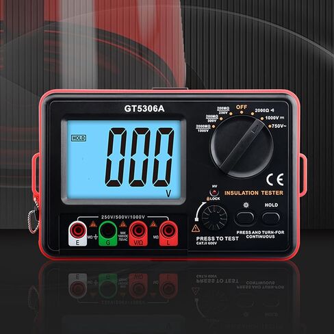 Insulation Resistance Tester HD LCD Display Digital Insulation Resistance Tester for Electrical Maintenance in Kuwait