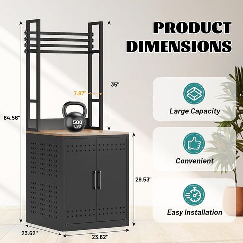 حامل طابعة Eltean 3D مع مساحة تخزين للخيوط، منضدة عمل للطابعة ثلاثية الأبعاد شديدة التحمل مع تخزين 3 طبقات و4 رفوف خيوط قابلة للتعديل، حامل طابعة مع مساحة تخزين لورشة العمل والمكتب والاستوديوهات in Kuwait