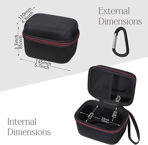 حافظة لجهاز BELTBOX 3.0 المرطب الصوتي للمغنيين - حقيبة تخزين للحمل والحماية أثناء السفر، صندوق فقط (أسود) in Kuwait
