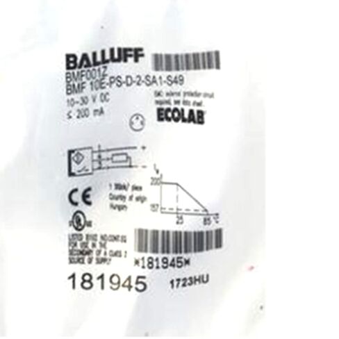 BALLUFF BMF 10E-PS-D-2-SA1-S49(BMF001Z) أجهزة استشعار المجال المغناطيسي الأنبوبي PNP جديد in Kuwait