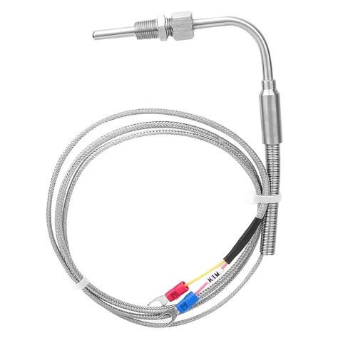 K Type Thermocouple Probe, PT 1/8 Thread Temperature Sensor, Temperature Probe, Measuring Range of 0-1250 ℃, with 1 M Cable in Kuwait
