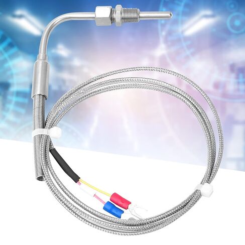 K Type Thermocouple Probe, PT 1/8 Thread Temperature Sensor, Temperature Probe, Measuring Range of 0-1250 ℃, with 1 M Cable in Kuwait