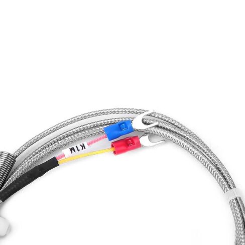 K Type Thermocouple Probe, PT 1/8 Thread Temperature Sensor, Temperature Probe, Measuring Range of 0-1250 ℃, with 1 M Cable in Kuwait