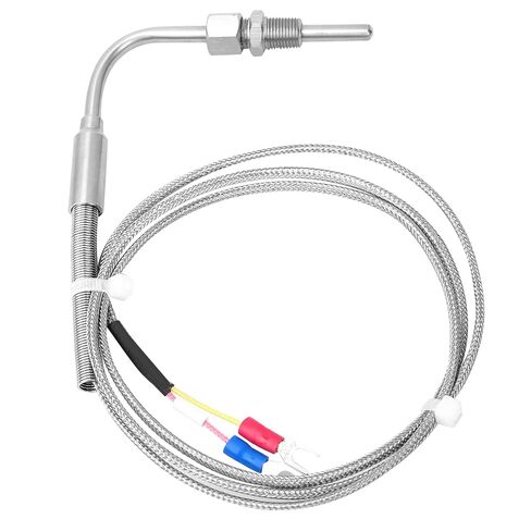 K Type Thermocouple Probe, PT 1/8 Thread Temperature Sensor, Temperature Probe, Measuring Range of 0-1250 ℃, with 1 M Cable in Kuwait