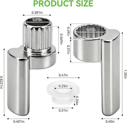 Door Saver 3 III Hinge Pin Stop, Residential Hinge Pin Door Stop | Bumperless Hinge Door Stop Fits All 3" To 4-1/2" Hinges, Door Limiter Hinge, Satin Nickel, Protects Walls/Trim/ Frames,2pcs in Kuwait