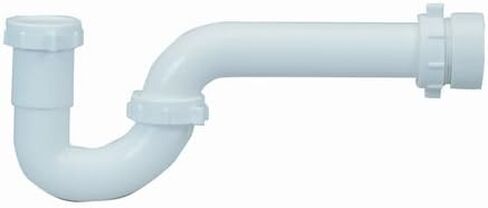 PROFLO PFPTP105 12-1/4" Plastic SJ Tubular P-Trap (1-1/2" X 1-1/2" Connections) - White in Kuwait